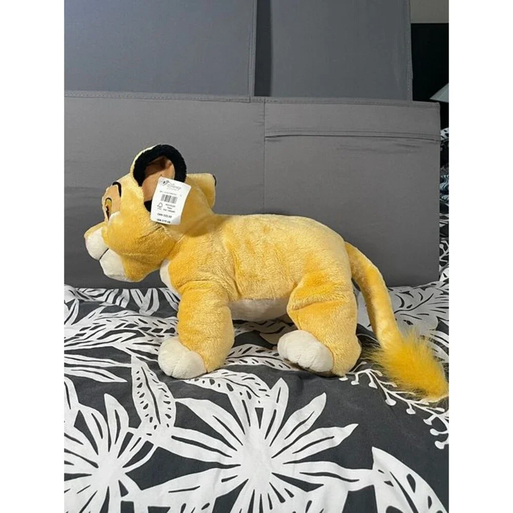 Disney Store Lion King Young Simba Plush Stuffed Animal Toy NWT New With Tags